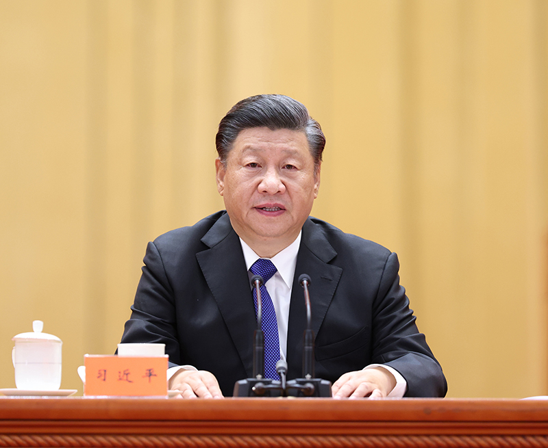10月9日,纪念辛亥革命110周年大会在北京人民大会堂隆重举行。中共中央总书记、国家主席、中央军委主席习近平在大会上发表重要讲话。新华社记者 庞兴雷 摄